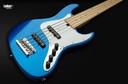 Sadowsky MetroExpress 21-Fret Vintage J/J Maple Ocean Blue Metallic High Polish 5 String Bass