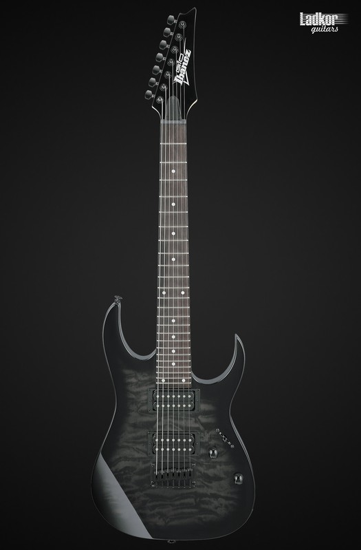 Ibanez GRG7221QA Transparent Black Sunburst